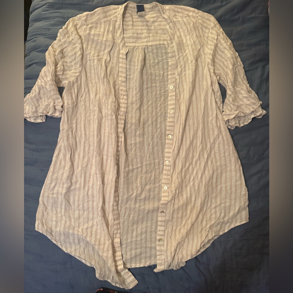Button-Up Swimsuit coverup